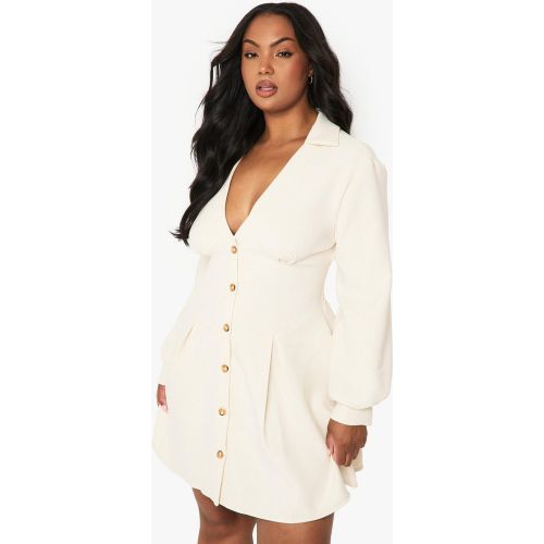 Grande Taille - Robe Chemise - 44 - boohoo - Modalova