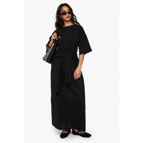 Petite" - Robe Babydoll En Coton - 32 - boohoo - Modalova