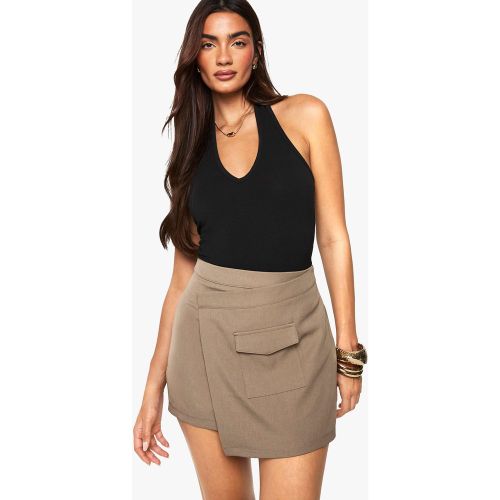 Jupe Portefeuille Habillée - 34 - boohoo - Modalova
