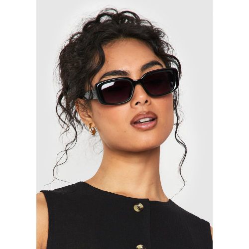 Lunettes De Soleil Carrées Épaisses - One Size - boohoo - Modalova