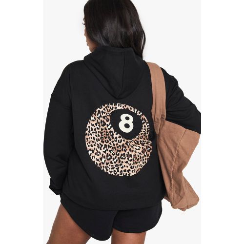 Grande Taille - Sweat À Capuche Oversize À Imprimé Léopard - 44 - boohoo - Modalova