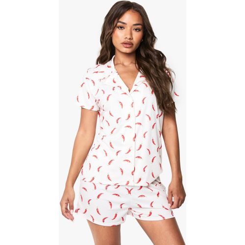 Ensemble De Pyjama À Manches Courtes Et Short - 34 - boohoo - Modalova