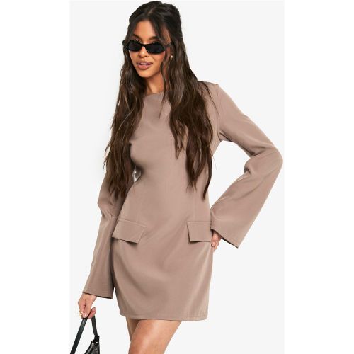 Robe Courte De Tailleur À Manches Longues - 36 - boohoo - Modalova