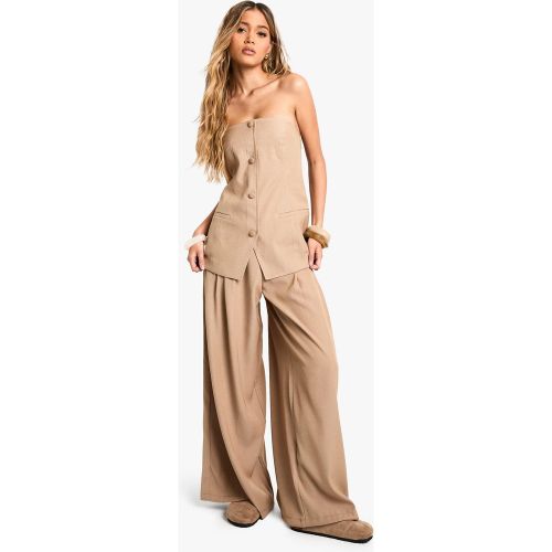 Pantalon Large Habillé - 36 - boohoo - Modalova