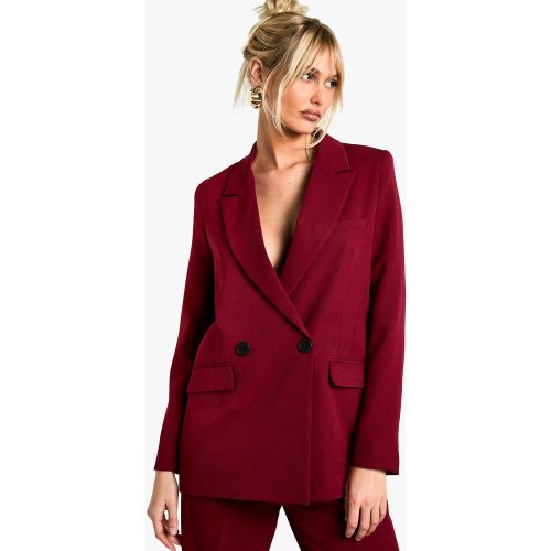 Blazer De Costume Oversize Tissé - 36 - boohoo - Modalova