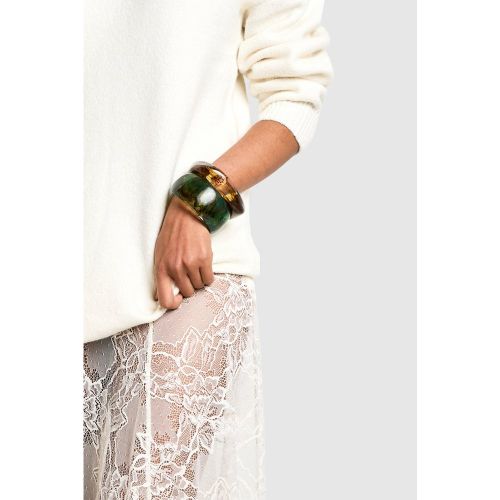 Lot De 2 Bracelets En Résine À Imprimé Marbre - S/M - boohoo - Modalova