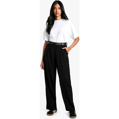 Pantalon De Costume Plissé Taille Haute - 36 - boohoo - Modalova