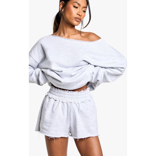Short En Sweat À Poches Contrastantes - S - boohoo - Modalova