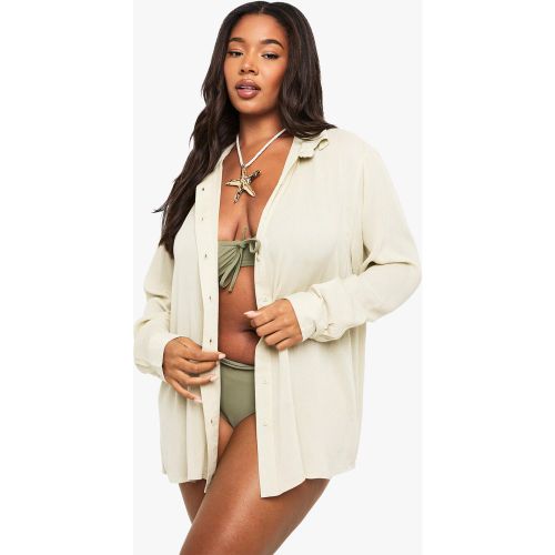 Grande Taille - Chemise Oversize - 16/18 - boohoo - Modalova