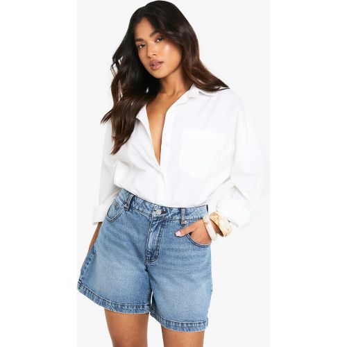 Petite" - Short Boyfriend En Jean - 34 - boohoo - Modalova