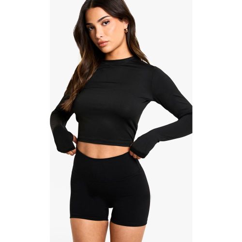 Petite" - Short Cycliste Premium Taille Haute - 34 - boohoo - Modalova