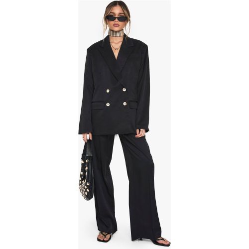 Pantalon Large Habillé À Franges - 36 - boohoo - Modalova