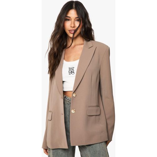 Blazer De Costume Droit - 36 - boohoo - Modalova