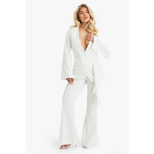 Pantalon Flare Habillé - 36 - boohoo - Modalova