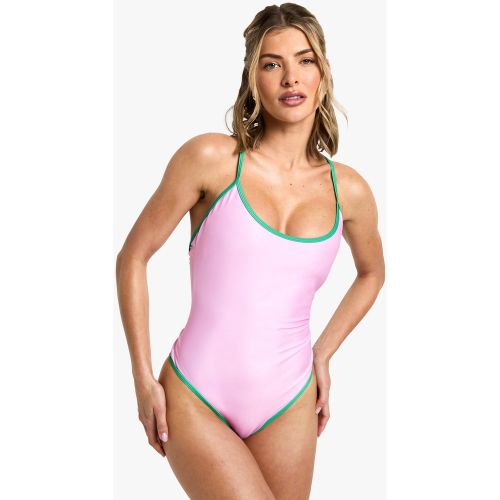 Maillot De Bain Une Pièce À Bretelles - 36 - boohoo - Modalova