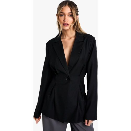 Blazer À Taille Plissée - 36 - boohoo - Modalova