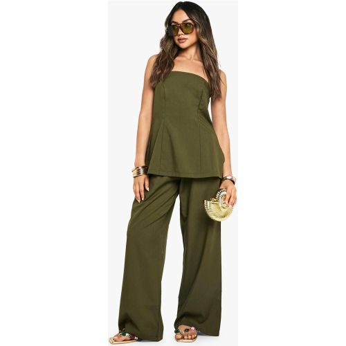 Pantalon Tissé À Taille Élastiquée - 34 - boohoo - Modalova