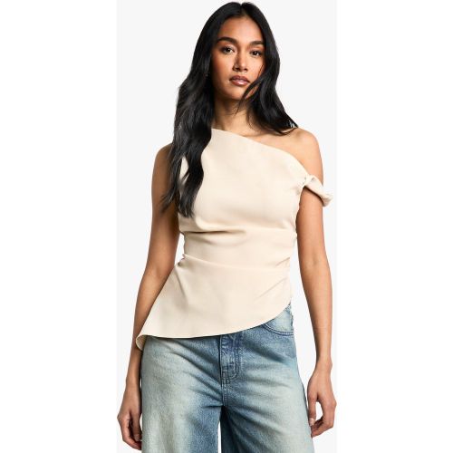 Top Asymétrique Tissé - 36 - boohoo - Modalova