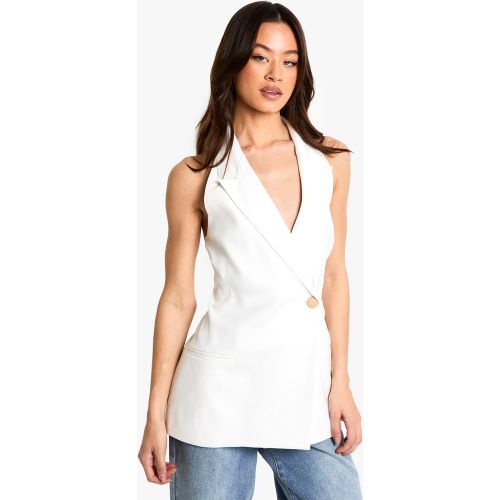 Tall" - Gilet Long Sans Manches - 36 - boohoo - Modalova