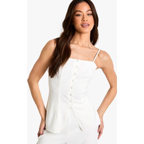 Tall" - Top De Tailleur Tissé - 36 - boohoo - Modalova