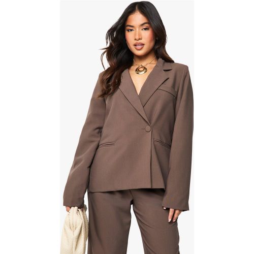 Petite" - Blazer Essentiel Oversize - 34 - boohoo - Modalova