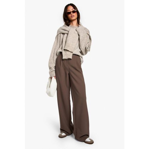 Tall" - Pantalon Droit Essentiel - 36 - boohoo - Modalova