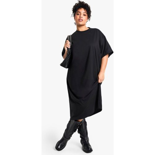 Grande Taille - Robe T-Shirt Oversize Mi-Longue - 44 - boohoo - Modalova