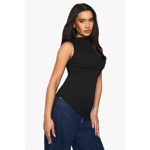 Top Asymétrique À Col Bateau - 34 - boohoo - Modalova