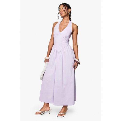 Robe Longue À Décolleté Plongeant - 36 - boohoo - Modalova