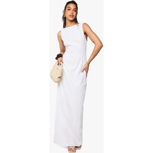 Robe Longue À Col Ouvert - 42 - boohoo - Modalova