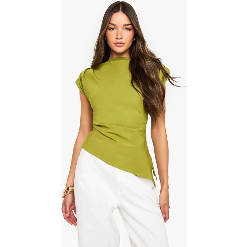 Blouse Asymétrique Cintrée - 34 - boohoo - Modalova