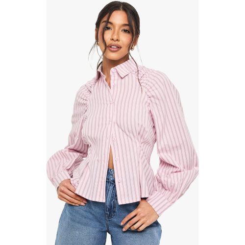 Chemise Rayée Cintrée - 34 - boohoo - Modalova