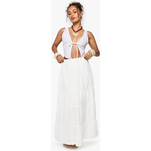 Jupe Longue Tissée - S - boohoo - Modalova