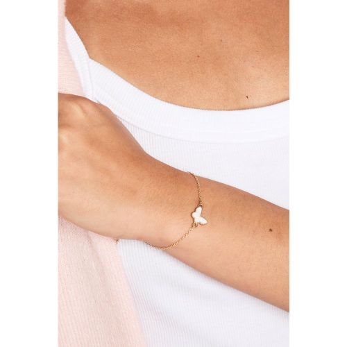 Bracelet Papillon Émaillé - One Size - boohoo - Modalova
