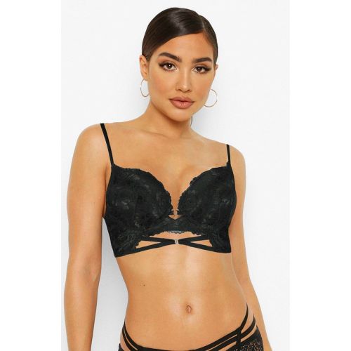 Saint-Valentin - Soutien-Gorge Push-Up À Dentelle - 38C - boohoo - Modalova