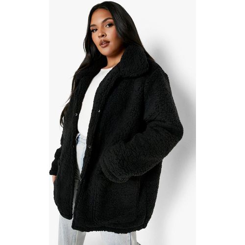 Grande Taille - Manteau En Fausse Fourrure - 46 - boohoo - Modalova