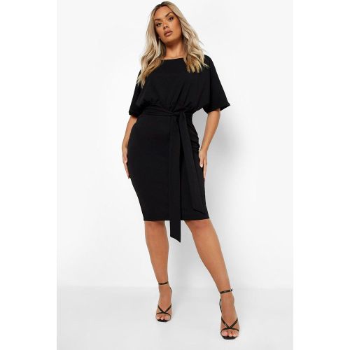 Grande Taille - Robe Mi-Longue À Manches Style Kimono - 46 - boohoo - Modalova