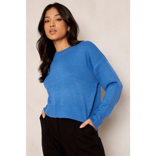 Petite" - Pull À Col Rond - Xs - boohoo - Modalova