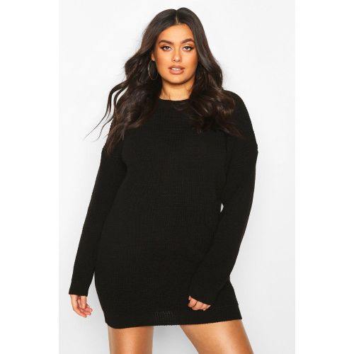 Grande Taille - Robe Pull À Col Ras-Du-Cou - 44 - boohoo - Modalova