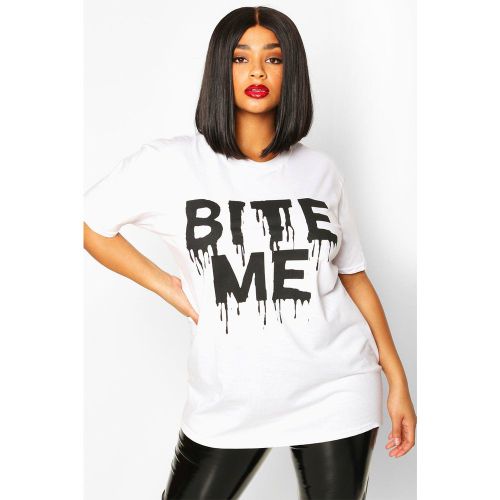Grande Taille - T-Shirt À Slogan Bite Me - 48 - boohoo - Modalova