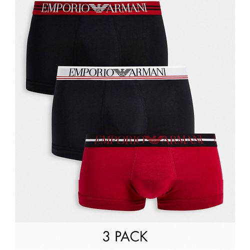 Emporio Armani - Bodywear - Lot de 3 boxers à taille mélangée - Emporio Armani Bodywear - Modalova