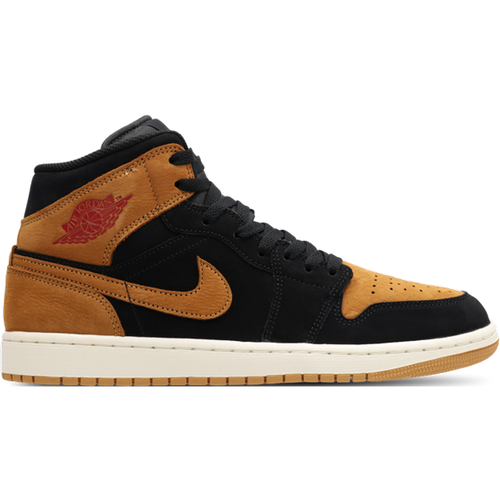Aj1 Mid - Baskets, Noir - Pointure 42 - Cuir, Synthétique - Jordan - Modalova