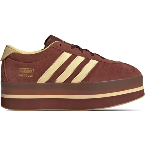 Gazelle - Baskets, Marron - Pointure 39 1/3 - Cuir - Adidas - Modalova
