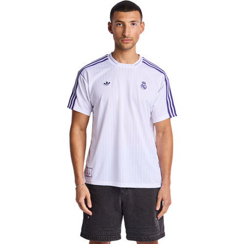 Real Madrid T-Shirts - Blanc - Taille: XS - Poly Jersey - Foot Locker - Adidas - Modalova