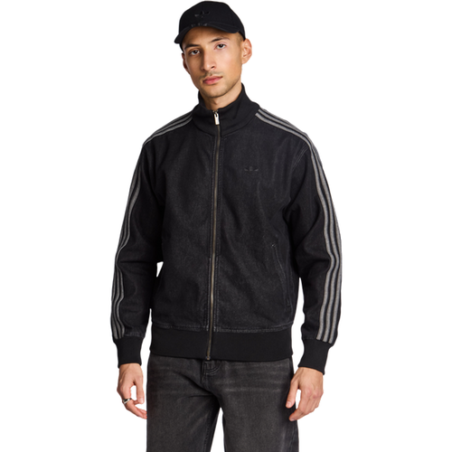 Firebird - Vestes Zippees, Noir - Taille S - Denim de coton - Adidas - Modalova