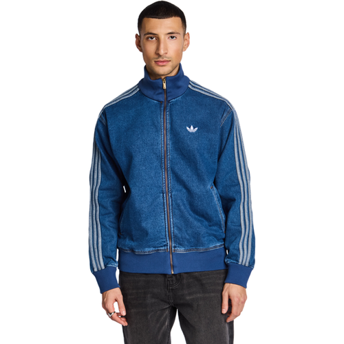 Firebird - Vestes Zippees, Bleu - Taille S - Denim de coton - Adidas - Modalova