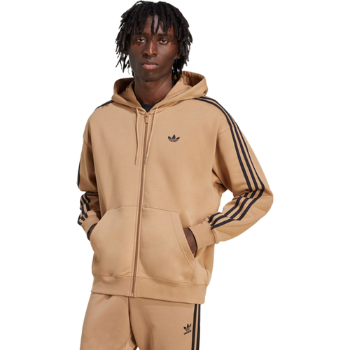 Adicolor Oversize Full-zip Hoodie - Sweats à capuche, - Taille XS - Jersey de coton - Adidas - Modalova