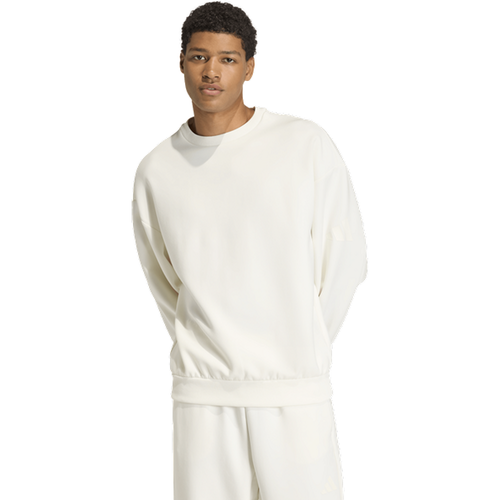 Soft Lux Sweatshirt - Sweats, Blanc - Taille S - Poly Mesh - Adidas - Modalova