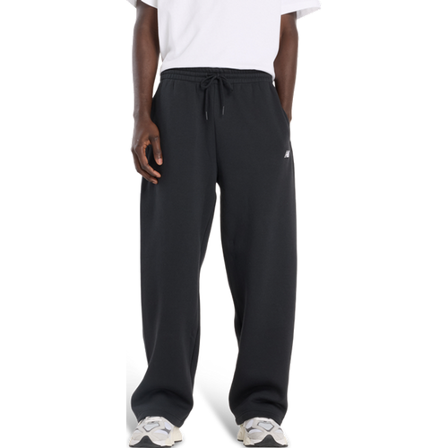 Fleece - Pantalons, Noir - Taille L - Jersey de coton - New Balance - Modalova