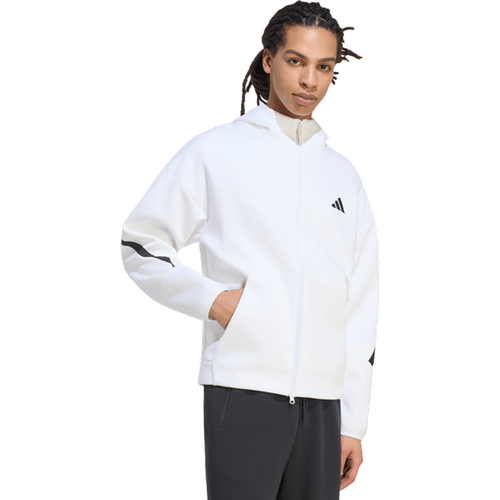 Z.n.e. Full Zip Track Top - Vestes Zippees, Blanc - Taille XXL - Poly Mesh - Adidas - Modalova